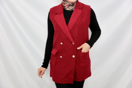 Teddy Yelek Bordo