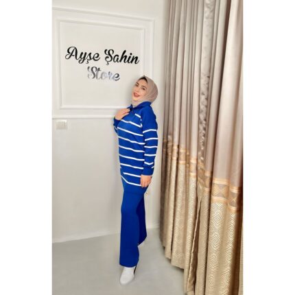 Triko Takım Saks Mavi